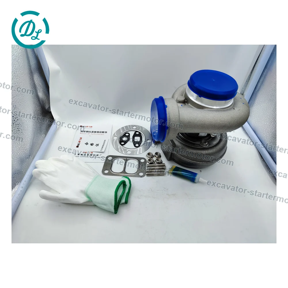 20500295 Schwitzer 318844 Turbocharger for Volvo EC240B EC290B D7D, OEM/reference 20500295, Engine Turbocharger, product view 2