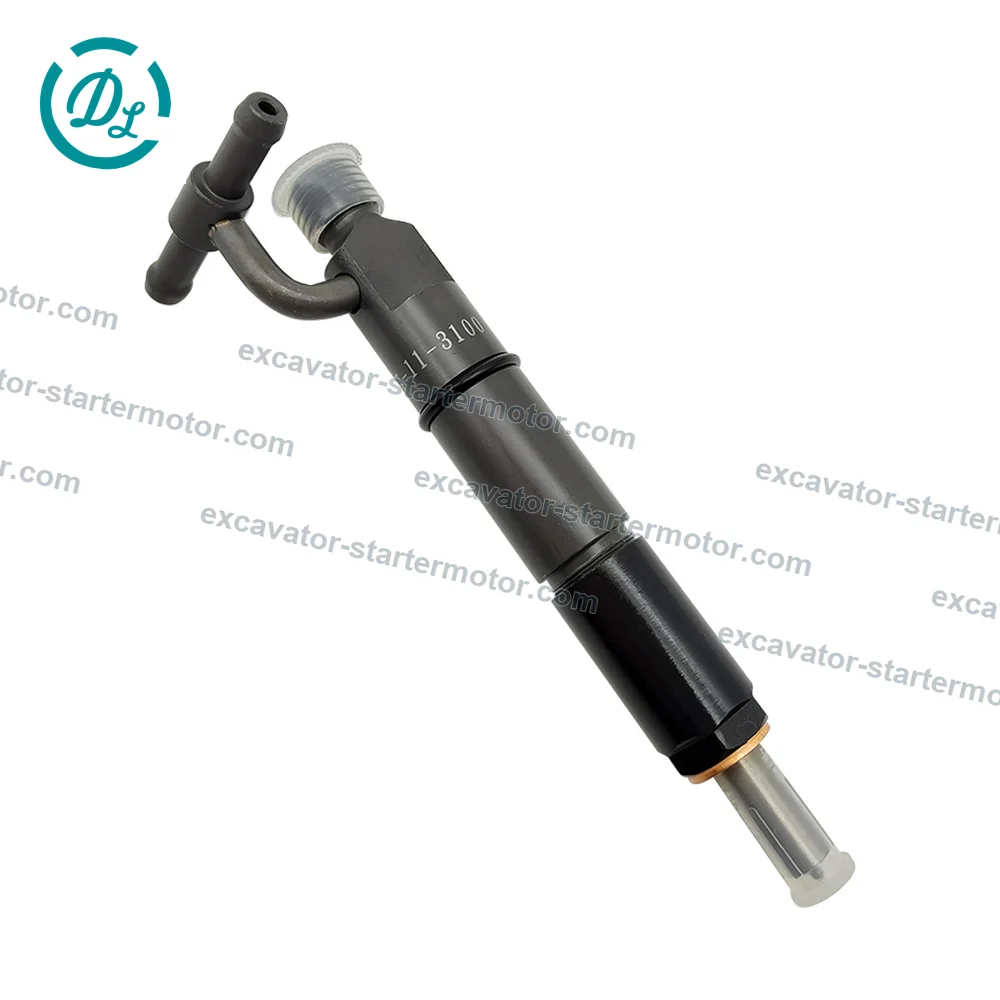 6207-11-3100 Fuel Injector Assembly for Komatsu S6D95 PC200-6, OEM/reference 6207-11-3100, Mechanical Diesel Fuel Injector Assembly, product view 2