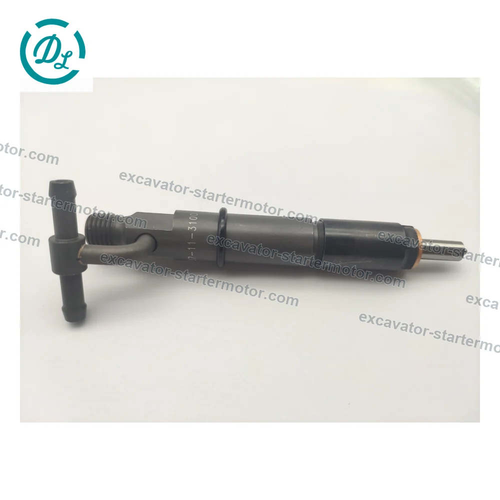 6207-11-3100 Fuel Injector Assembly for Komatsu S6D95 PC200-6, OEM/reference 6207-11-3100, Mechanical Diesel Fuel Injector Assembly, product view 3