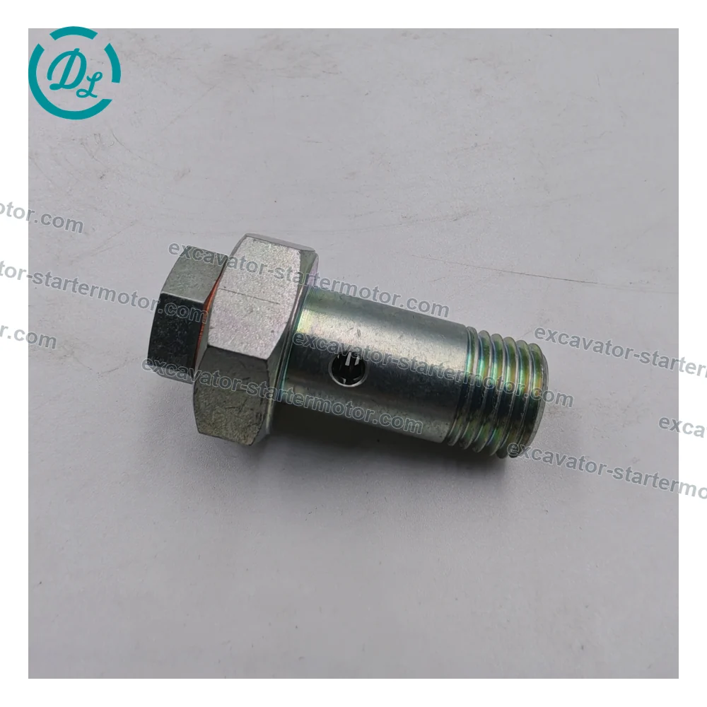 1-15619496-0 Injection Pump Overflow Valve for Isuzu 6WF1 6WG1, OEM/reference 1-15619496-0, Injection Pump Overflow / Pressure-Limiting Valve, product view 6