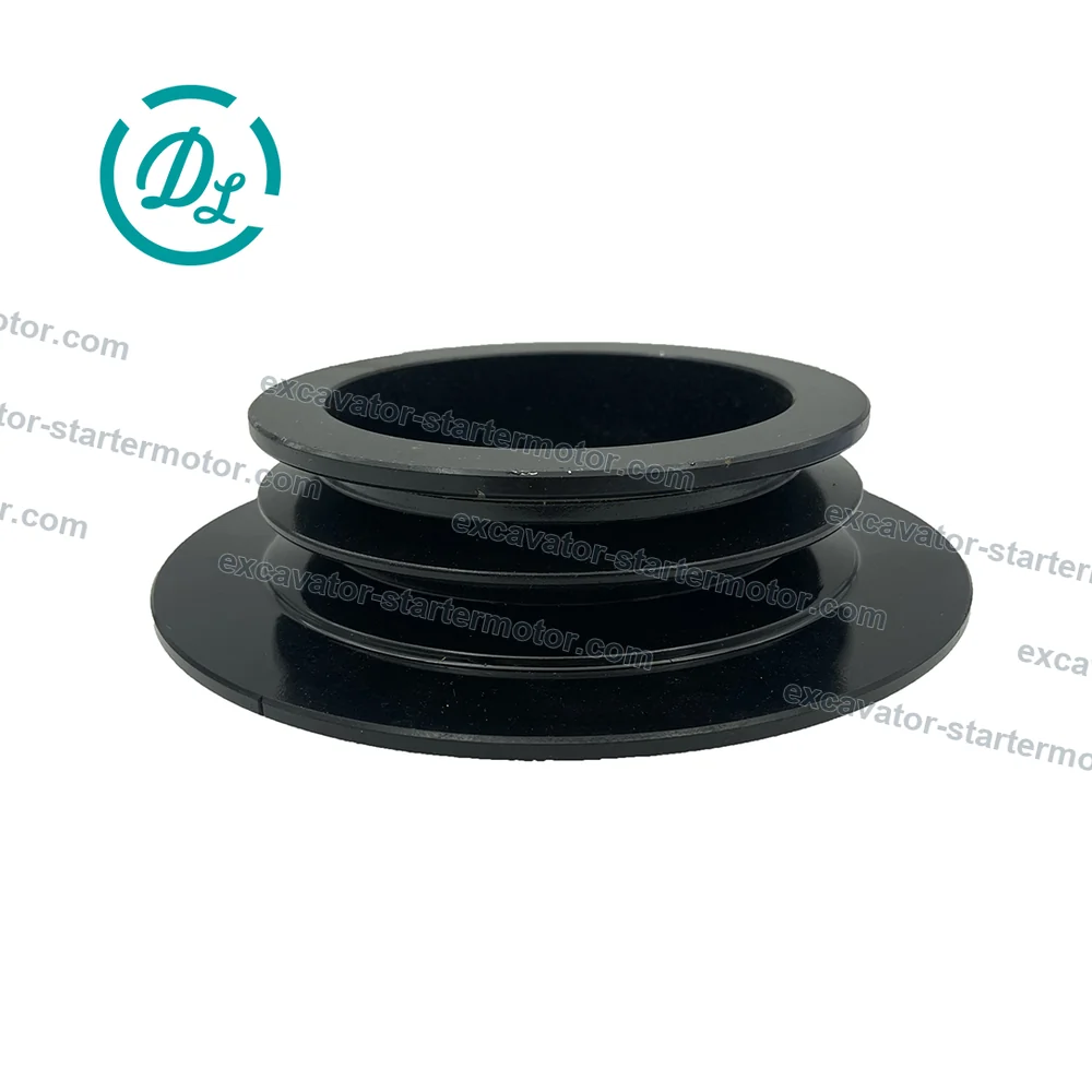 5-12371207-3 Crankshaft Damper Pulley for Isuzu 6BG1 6BG1T, OEM/reference 5-12371207-3, Crankshaft Vibration-Damper Pulley, product view 2