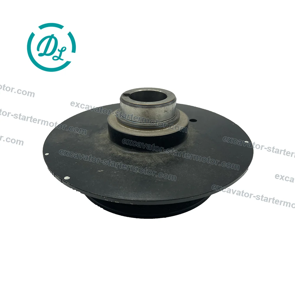 5-12371207-3 Crankshaft Damper Pulley for Isuzu 6BG1 6BG1T, OEM/reference 5-12371207-3, Crankshaft Vibration-Damper Pulley, product view 4