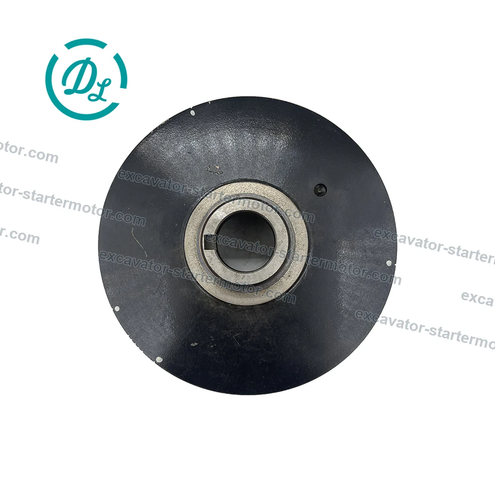 5-12371207-3 Crankshaft Damper Pulley for Isuzu 6BG1 6BG1T, OEM/reference 5-12371207-3, Crankshaft Vibration-Damper Pulley, product view 5