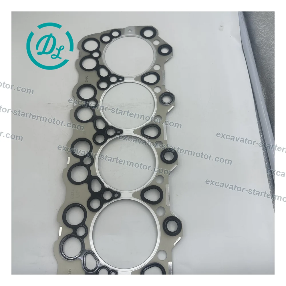 ME081734 Cylinder Head Gasket for Mitsubishi 6D34 6D34T Kobelco SK200-6, OEM/reference ME081734, Cylinder Head Gasket, product view 3
