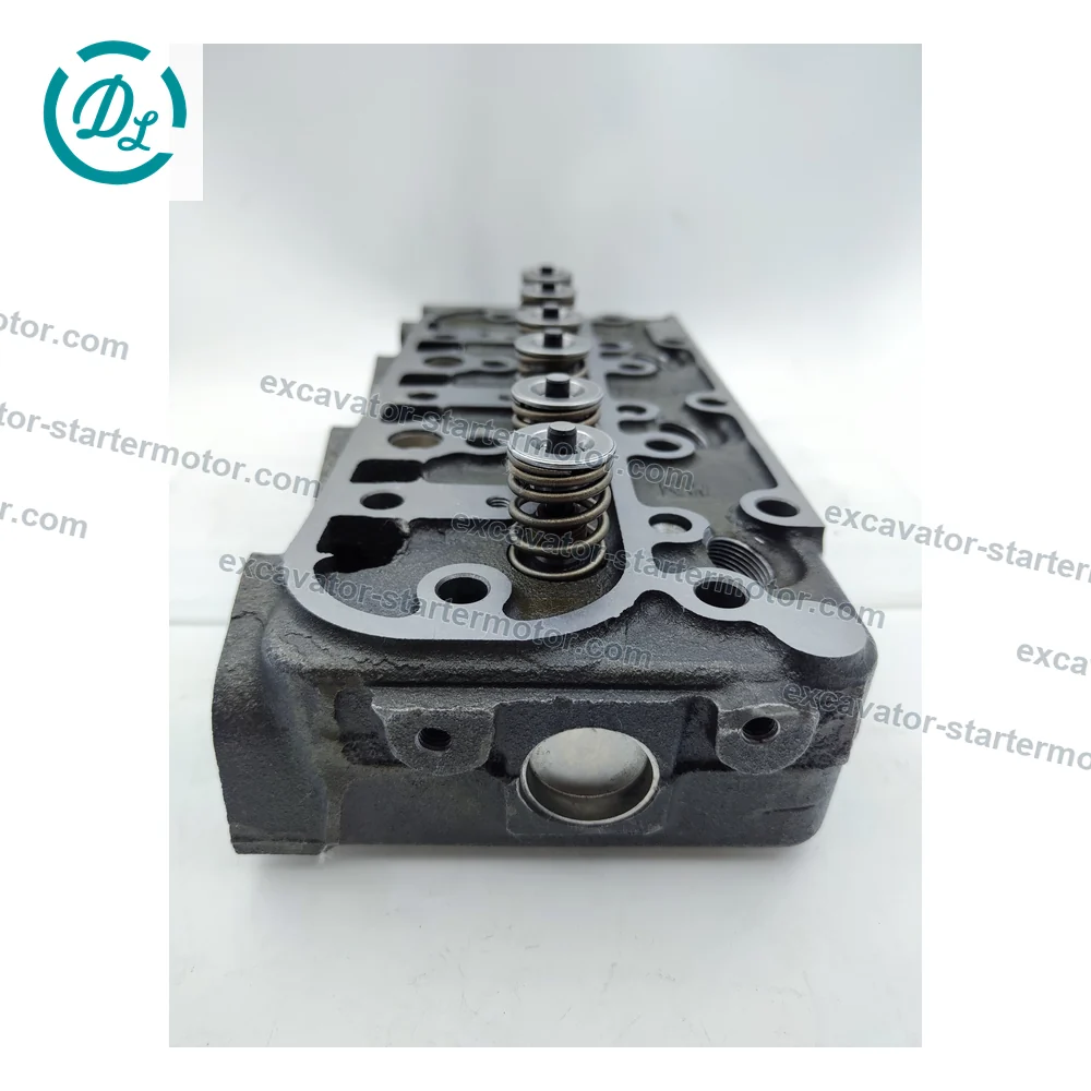 1G053-03040 Cylinder Head Assembly for Kubota D1105 KX61-2, OEM/reference 1G053-03040, Complete Cylinder Head Assembly