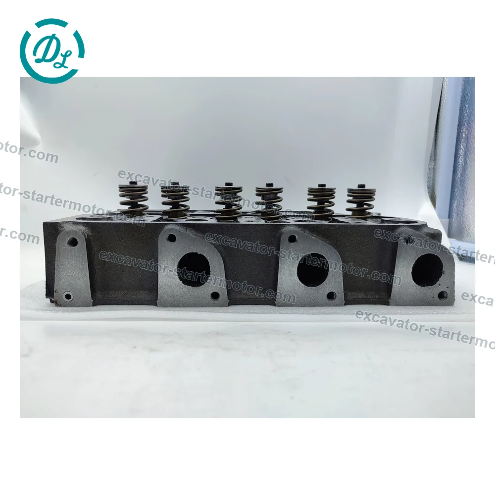 1G053-03040 Cylinder Head Assembly for Kubota D1105 KX61-2, OEM/reference 1G053-03040, Complete Cylinder Head Assembly, product view 3