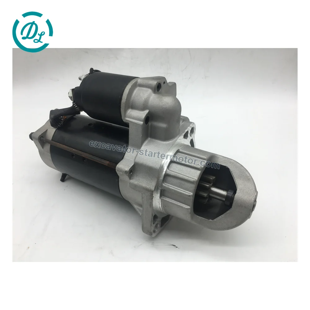 0001231033 24V 4.0kW 9-Tooth Starter for Mercedes Heavy-Duty Trucks, OEM/reference 0001231033, 24V 4.0kW 9-Tooth CW Gear-Reduction Starter, product view 2