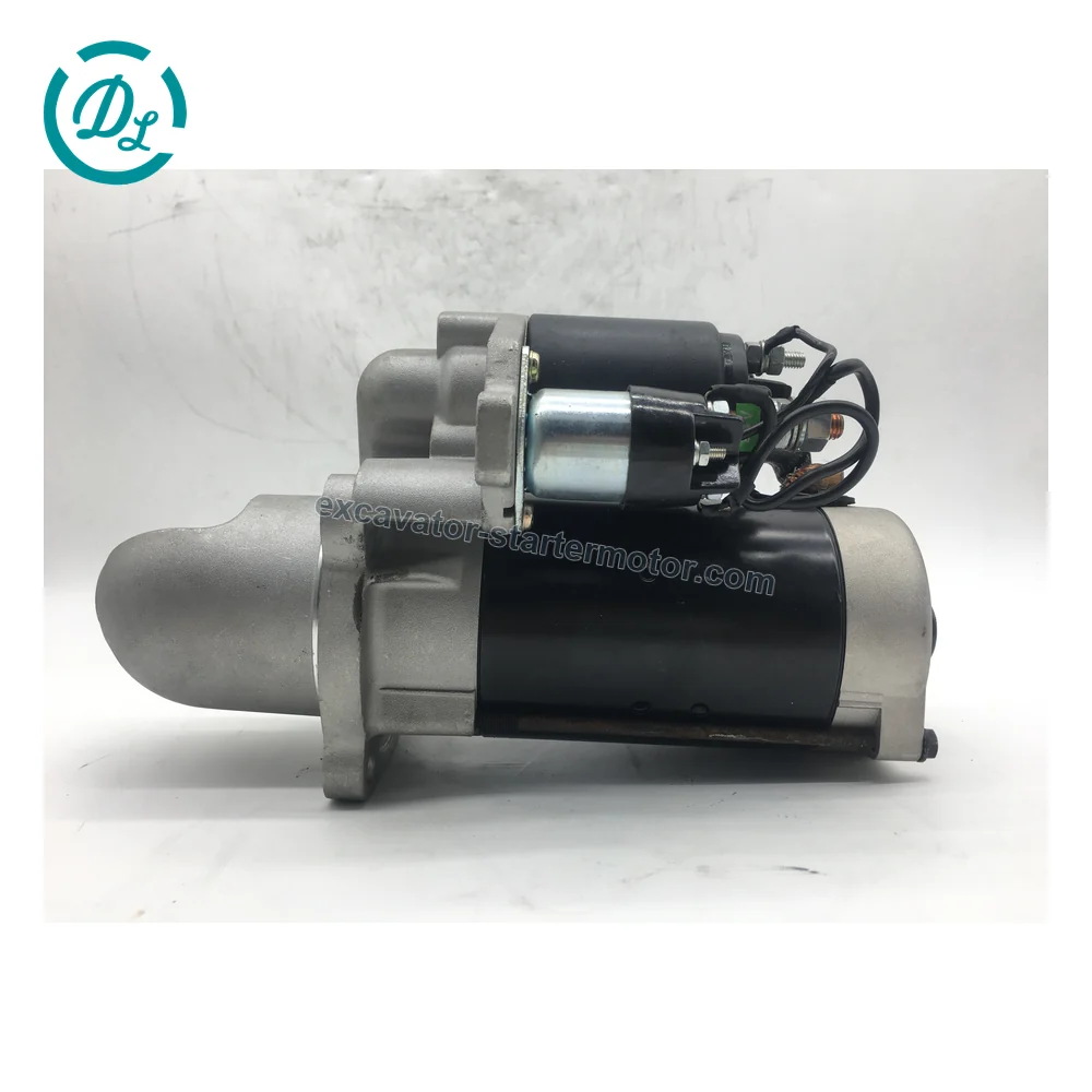 0001231033 24V 4.0kW 9-Tooth Starter for Mercedes Heavy-Duty Trucks, OEM/reference 0001231033, 24V 4.0kW 9-Tooth CW Gear-Reduction Starter, product view 4