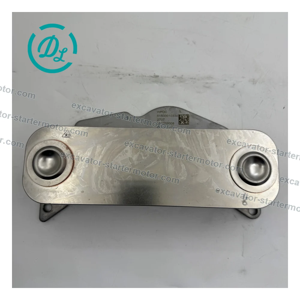 61500010334 Oil Cooler Core for Weichai WD615 WP10, OEM/reference 61500010334, Engine Oil Cooler Core, product view 2