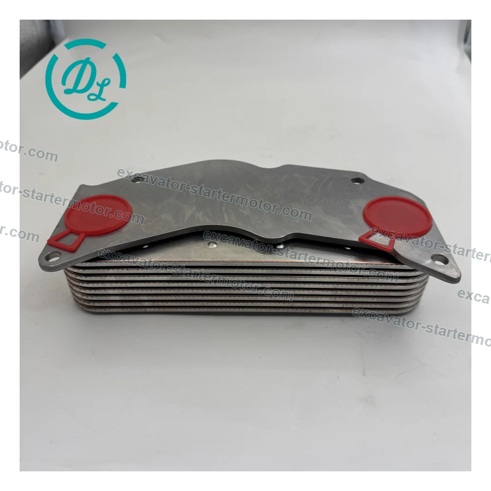61500010334 Oil Cooler Core for Weichai WD615 WP10, OEM/reference 61500010334, Engine Oil Cooler Core, product view 4