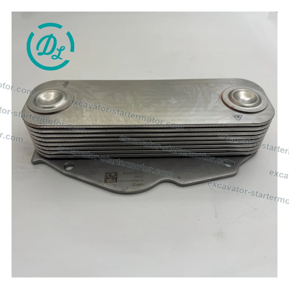 61500010334 Oil Cooler Core for Weichai WD615 WP10, OEM/reference 61500010334, Engine Oil Cooler Core, product view 5