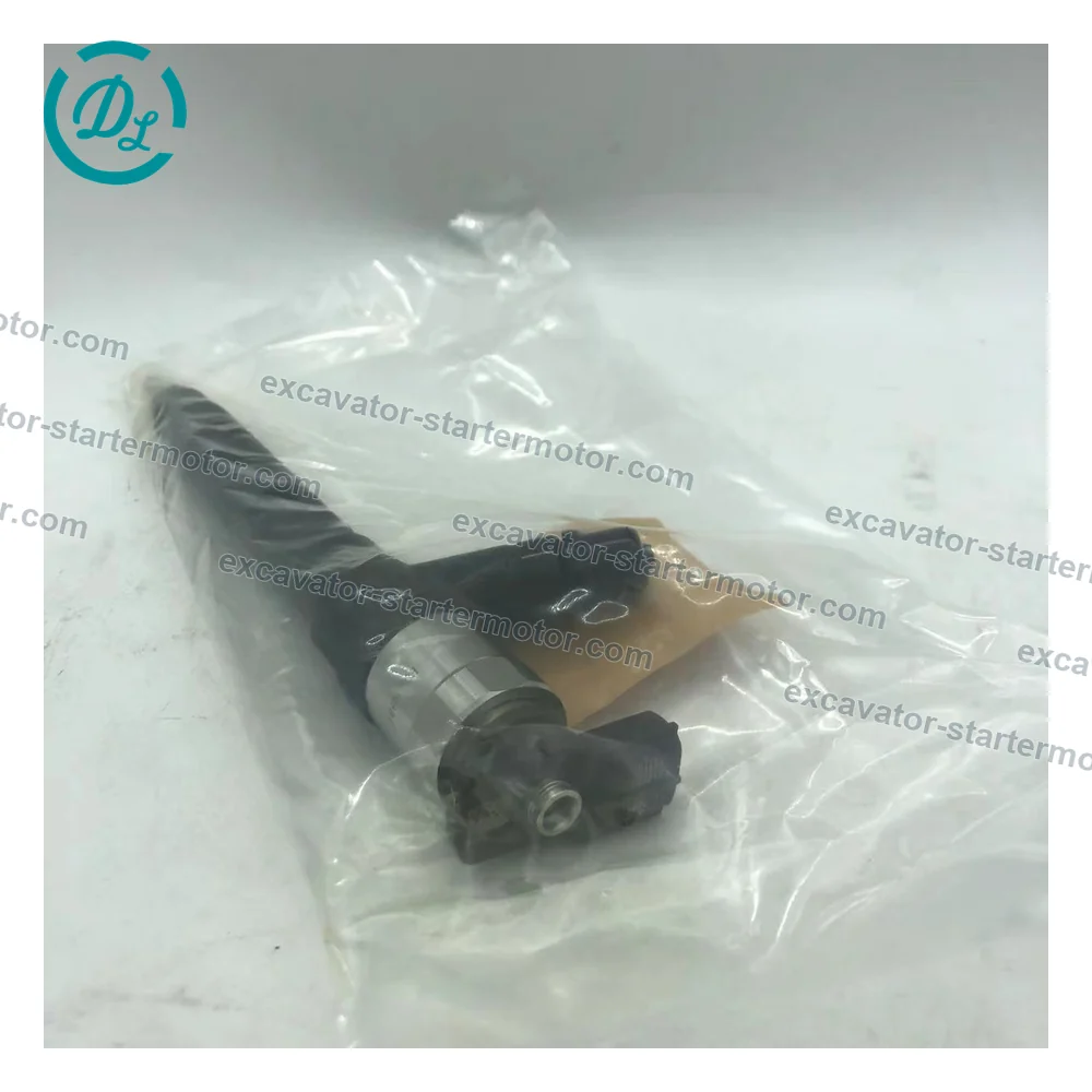 8-98163524-1 295050-0971 Common Rail Injector for Isuzu 4LE2 Kobelco 75SR Case CX75C CX80C, OEM/reference 8-98163524-1, Common Rail Fuel Injector Assembly, product view 5