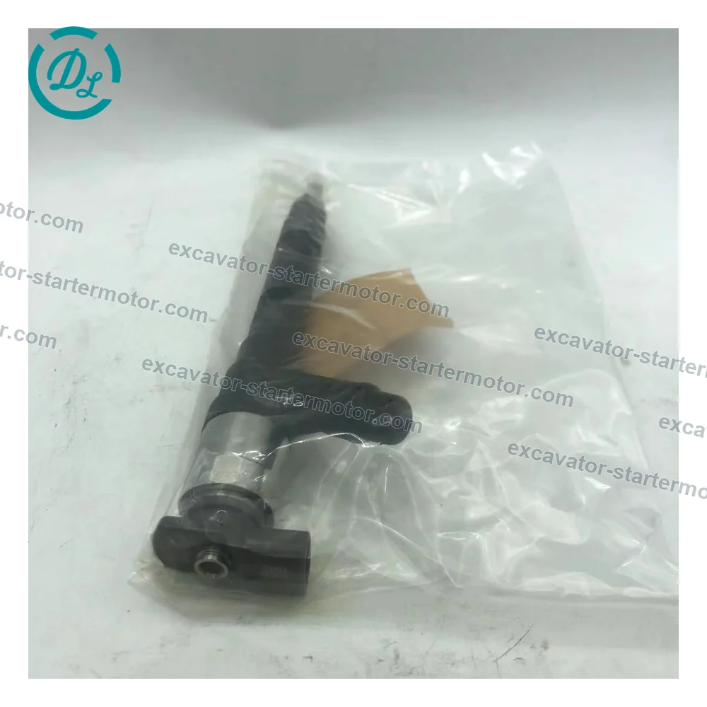 8-98163524-1 295050-0971 Common Rail Injector for Isuzu 4LE2 Kobelco 75SR Case CX75C CX80C, OEM/reference 8-98163524-1, Common Rail Fuel Injector Assembly, product view 7