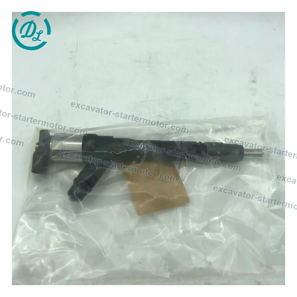 8-98163524-1 295050-0971 Common Rail Injector for Isuzu 4LE2 Kobelco 75SR Case CX75C CX80C, OEM/reference 8-98163524-1, Common Rail Fuel Injector Assembly, product view 8