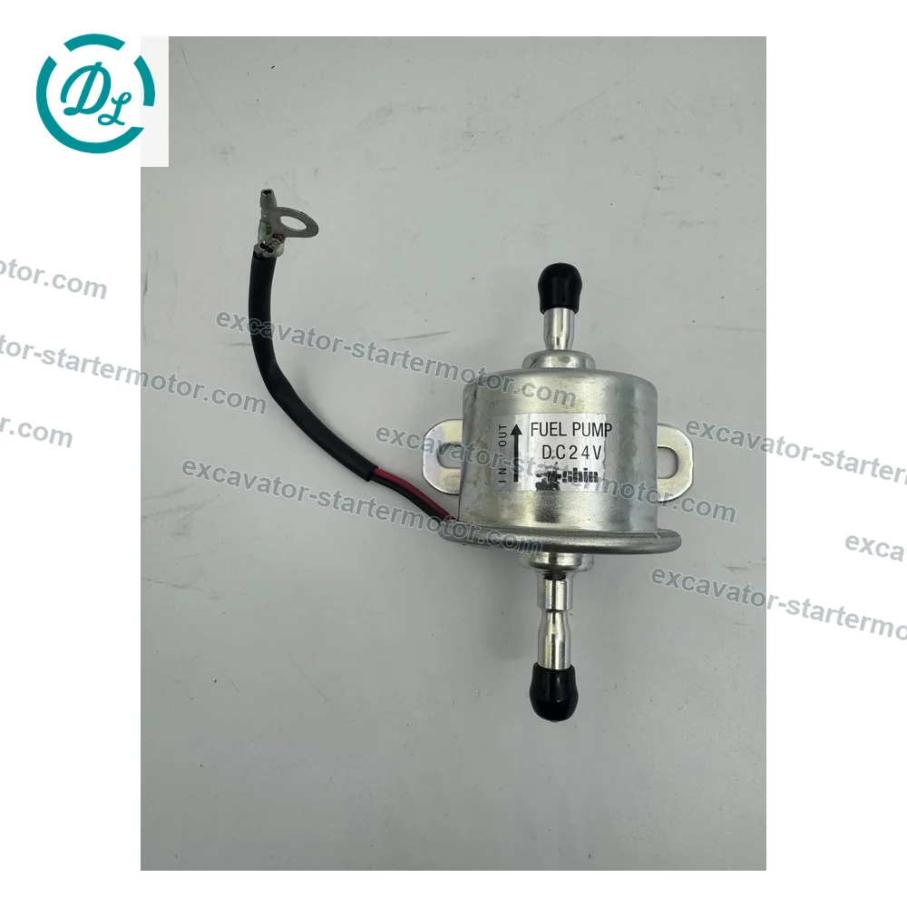 1G381-52033 24V Electric Fuel Pump for Kubota V3800, OEM/reference 1G381-52033, 24V Electric Fuel Pump Assembly