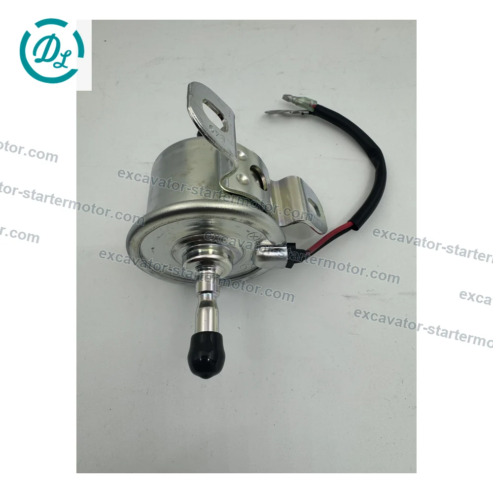 1G381-52033 24V Electric Fuel Pump for Kubota V3800, OEM/reference 1G381-52033, 24V Electric Fuel Pump Assembly, product view 2