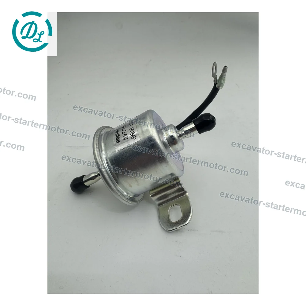 1G381-52033 24V Electric Fuel Pump for Kubota V3800, OEM/reference 1G381-52033, 24V Electric Fuel Pump Assembly, product view 6