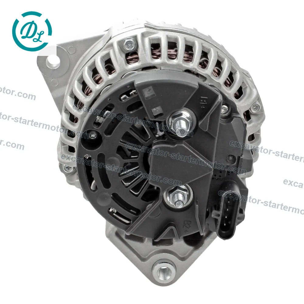 5259578 24V 90A 8PK Alternator for Cummins QSB6.7 ISB6.7, OEM/reference 5259578, 24V 90A 8PK Alternator, product view 2
