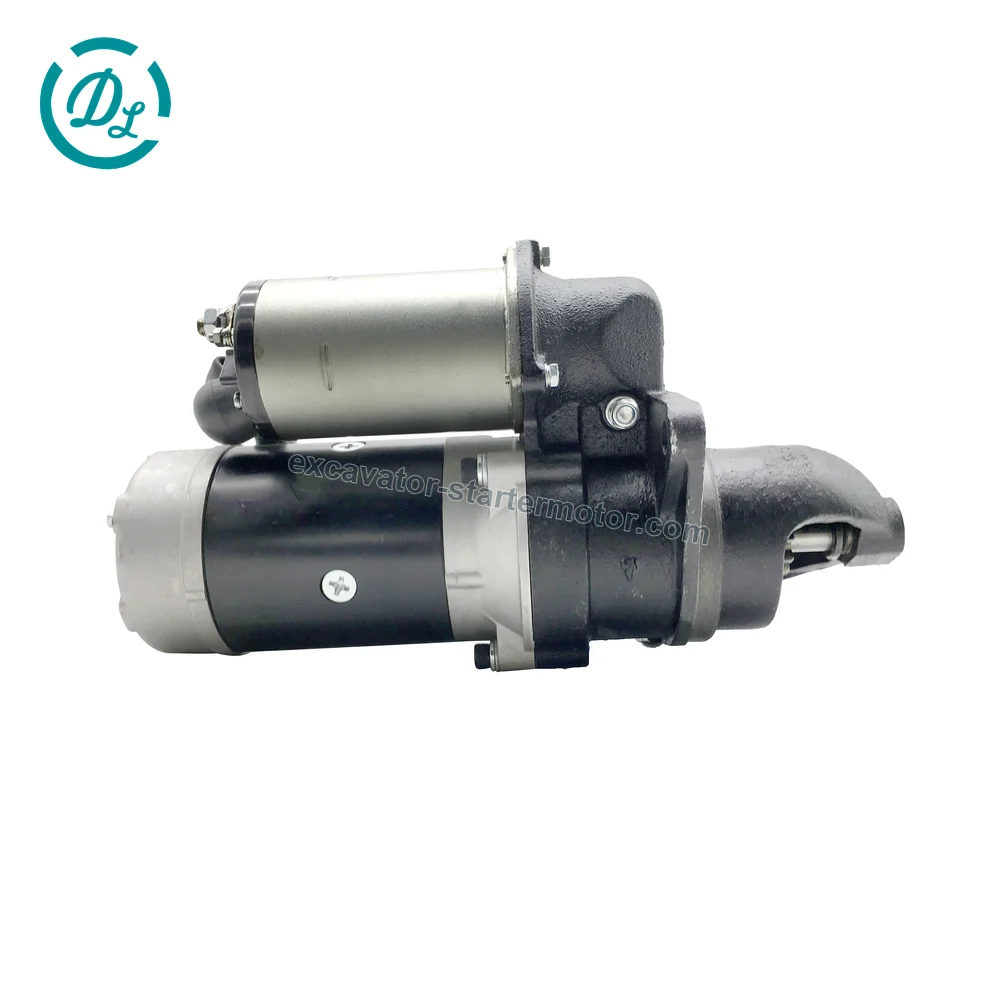 1811002940 24V 7.5kW 11T Starter for Isuzu 6SD1 Hitachi EX300, OEM/reference 1811002940, 24V 7.5kW 11-Tooth Starter, product view 2