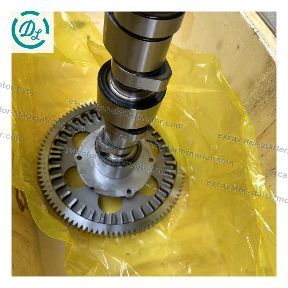 223-7468 96-Tooth Camshaft for Cat C11 C13 345C 345D, OEM/reference 223-7468, Engine Camshaft with 96-Tooth Drive Gear, product view 3