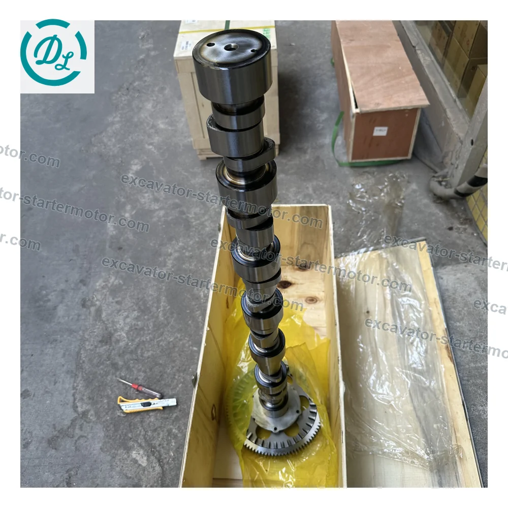 223-7468 96-Tooth Camshaft for Cat C11 C13 345C 345D, OEM/reference 223-7468, Engine Camshaft with 96-Tooth Drive Gear, product view 4