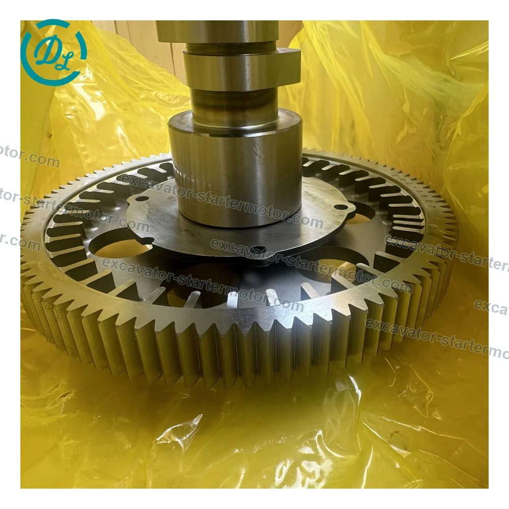 223-7468 96-Tooth Camshaft for Cat C11 C13 345C 345D, OEM/reference 223-7468, Engine Camshaft with 96-Tooth Drive Gear, product view 6