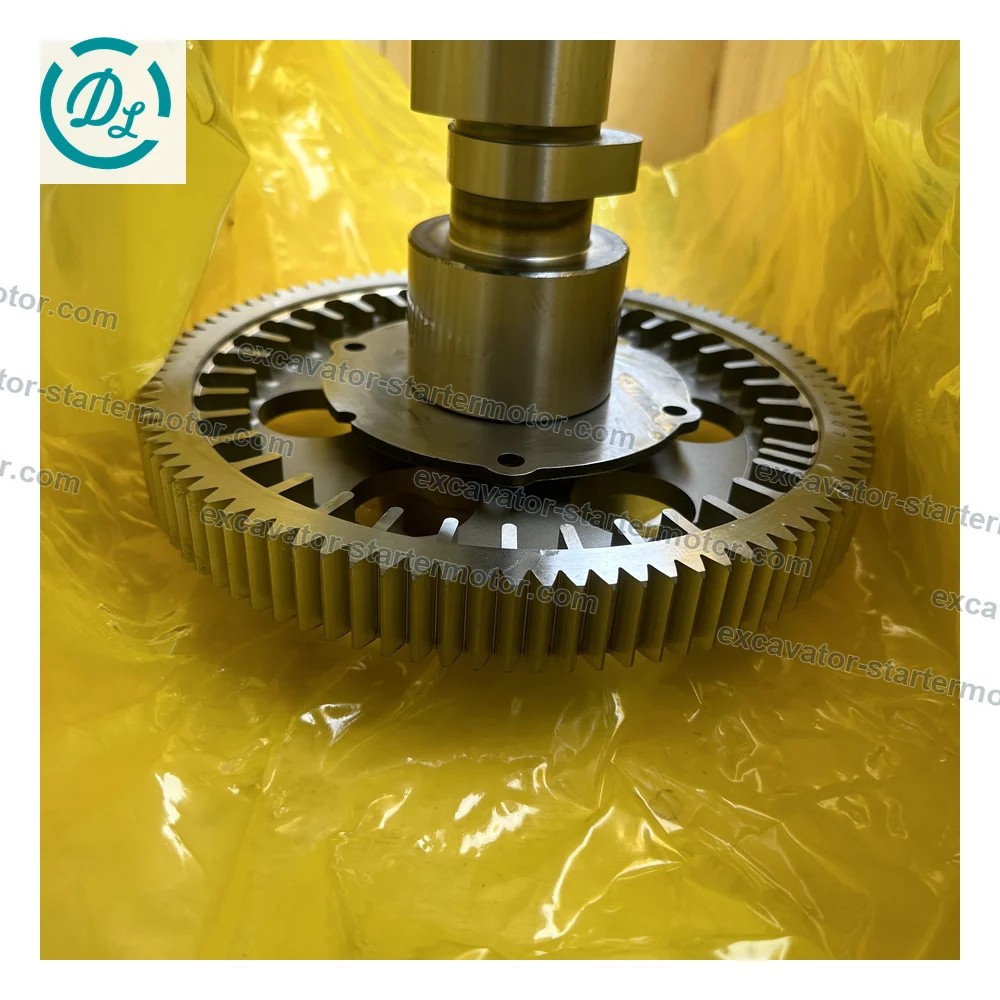 223-7468 96-Tooth Camshaft for Cat C11 C13 345C 345D, OEM/reference 223-7468, Engine Camshaft with 96-Tooth Drive Gear, product view 7