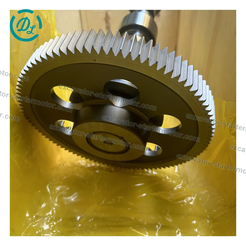 223-7468 96-Tooth Camshaft for Cat C11 C13 345C 345D, OEM/reference 223-7468, Engine Camshaft with 96-Tooth Drive Gear, product view 8