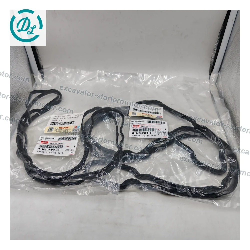 8-94391380-0 Valve Cover Gasket for Isuzu 6HK1 Engines, OEM/reference 8-94391380-0, Valve Cover Gasket