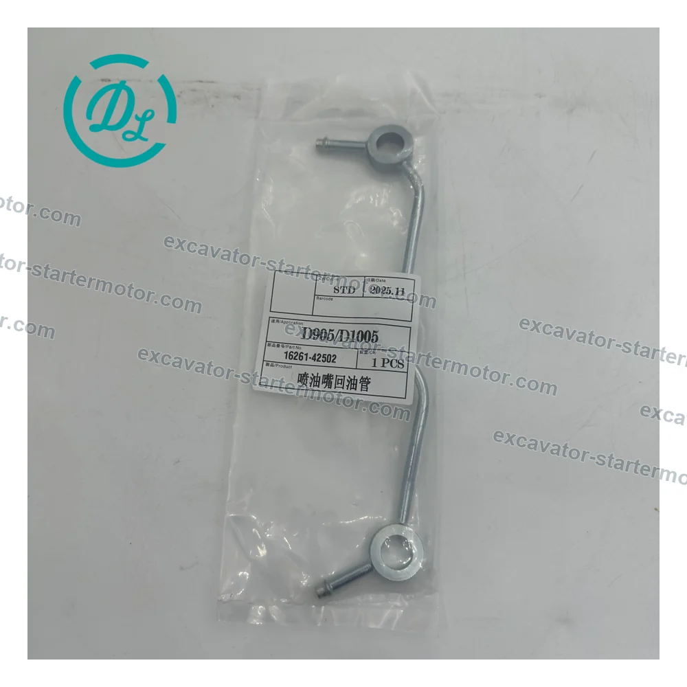 16261-42502 Injector Overflow Pipe for Kubota D905 D1005 D1105, OEM/reference 16261-42502, Injector Fuel Overflow Return Pipe