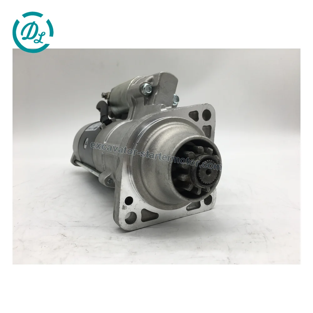 M009T61472 24V 5.5kW 11-Tooth Starter for Volvo FM FH Trucks, OEM/reference M009T61472, 24V 5.5kW 11-Tooth CW Gear-Reduction Starter, product view 2