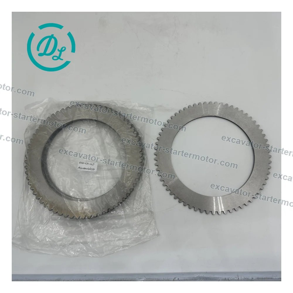 4143-351-025 64-Tooth Outer Clutch Disc 196.4 x 140 x 2.9 mm for ZF Transmission, OEM/reference 4143-351-025, 64-Tooth Outer Clutch Disc, product view 4