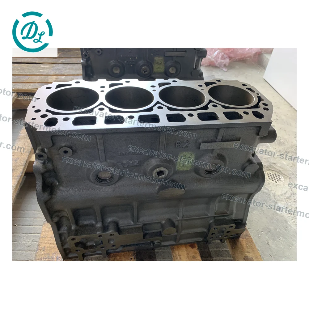 729901-01570 Cylinder Block Assembly for Yanmar 4TNE94 4TNE94L, OEM/reference 729901-01570, Cylinder Block Assembly, product view 4