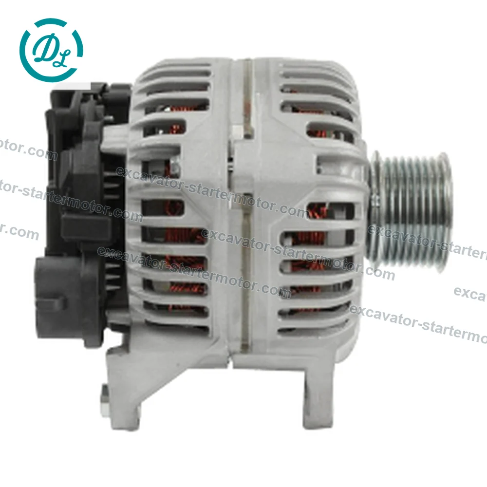 0124555005 24V 70A Alternator for Case 521D, 521E and 621D, OEM/reference 0124555005, Alternator, product view 2