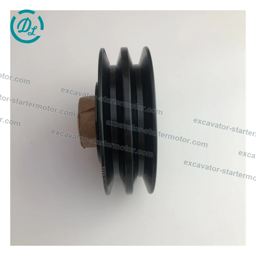 8-97248161-1 Two-Groove Crankshaft Damper Pulley for Isuzu 4JG1, OEM/reference 8-97248161-1, Two-Groove Crankshaft Damper Pulley, product view 2
