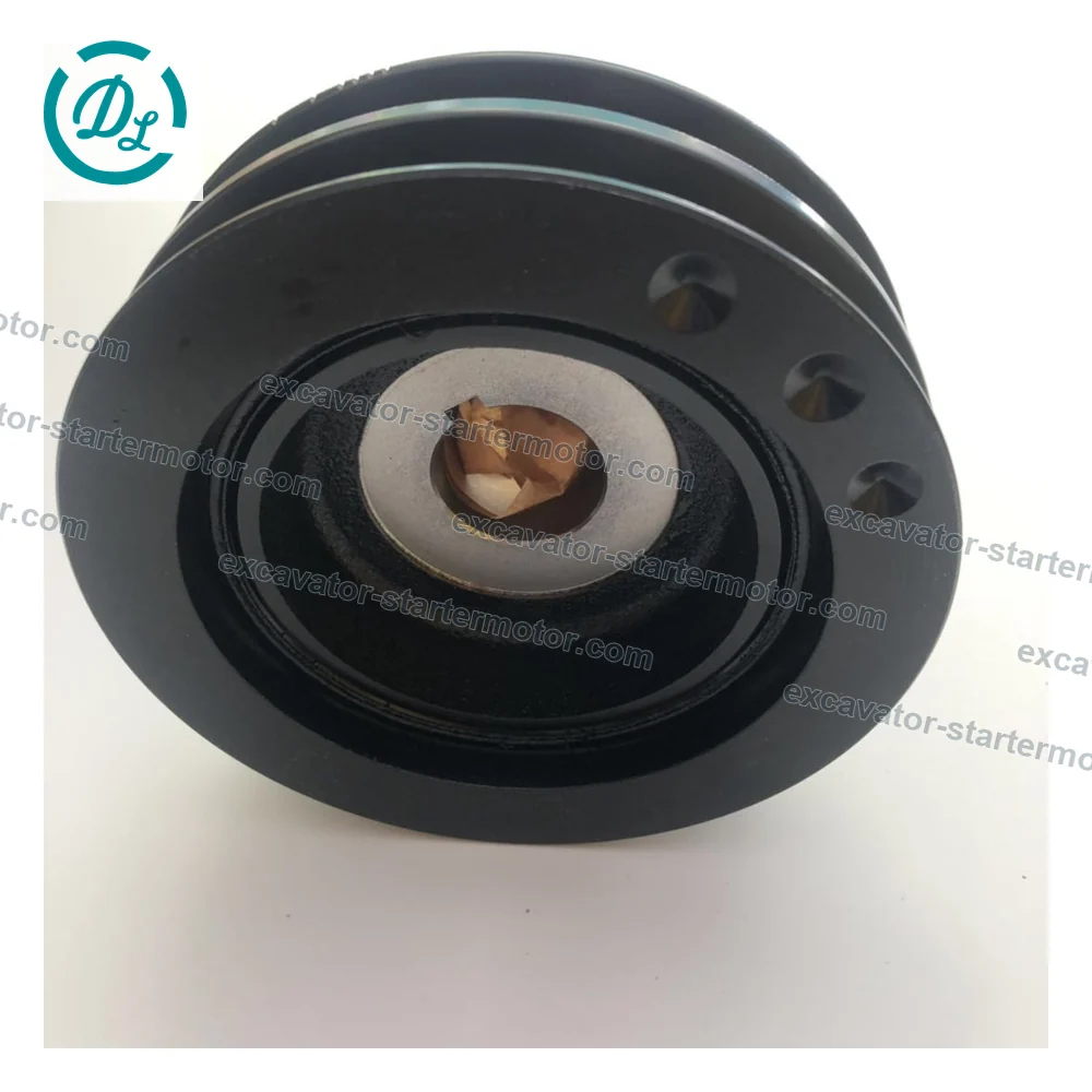 8-97248161-1 Two-Groove Crankshaft Damper Pulley for Isuzu 4JG1, OEM/reference 8-97248161-1, Two-Groove Crankshaft Damper Pulley, product view 5