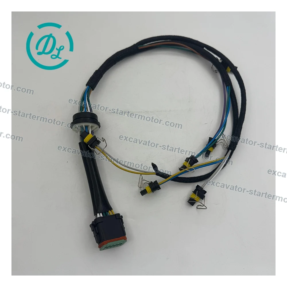 222-5917 HEUI ECM Harness for CAT C7 324D 325D 329D, OEM/reference 222-5917, HEUI ECM Wiring Harness, product view 2