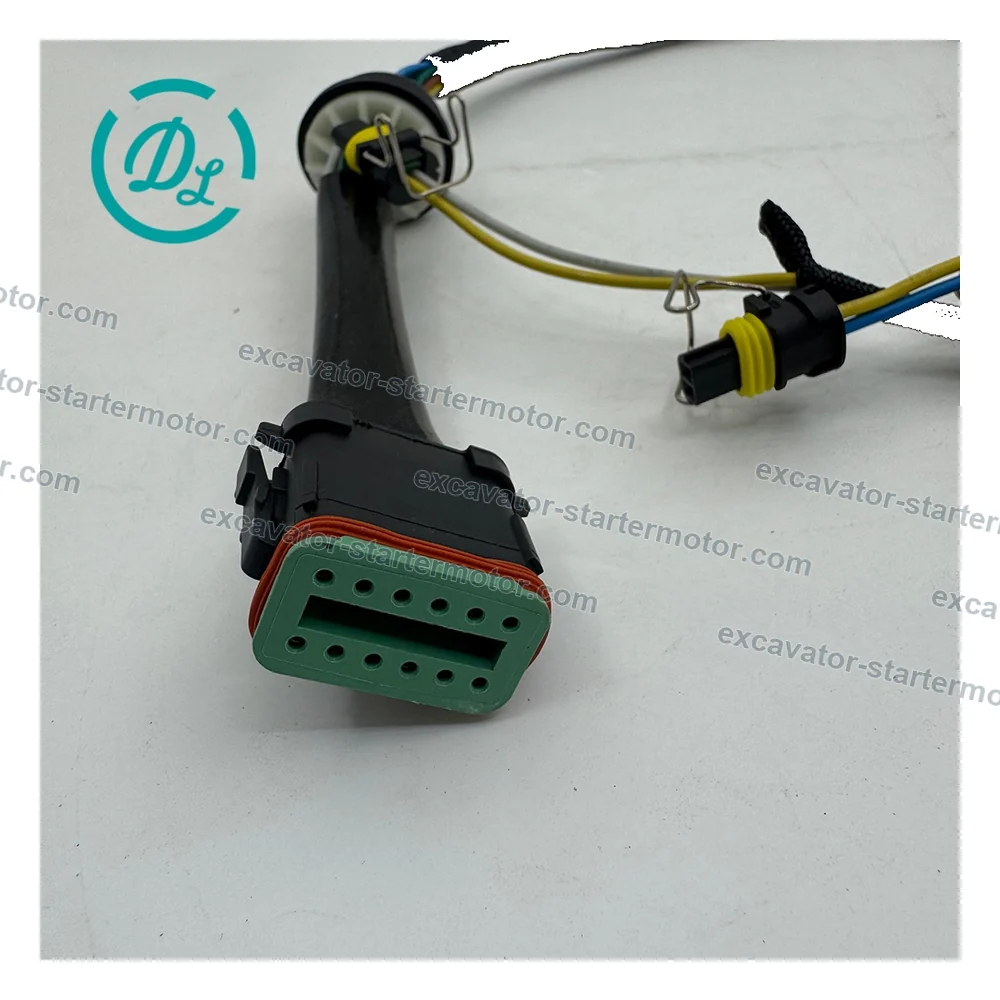 222-5917 HEUI ECM Harness for CAT C7 324D 325D 329D, OEM/reference 222-5917, HEUI ECM Wiring Harness, product view 3