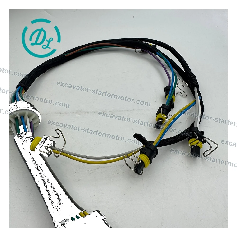 222-5917 HEUI ECM Harness for CAT C7 324D 325D 329D, OEM/reference 222-5917, HEUI ECM Wiring Harness, product view 4
