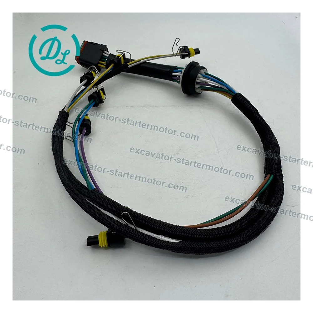 222-5917 HEUI ECM Harness for CAT C7 324D 325D 329D, OEM/reference 222-5917, HEUI ECM Wiring Harness, product view 5