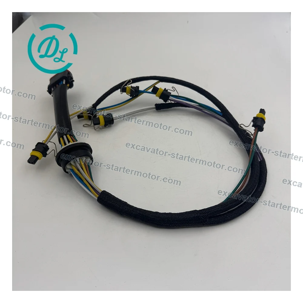 222-5917 HEUI ECM Harness for CAT C7 324D 325D 329D, OEM/reference 222-5917, HEUI ECM Wiring Harness, product view 6