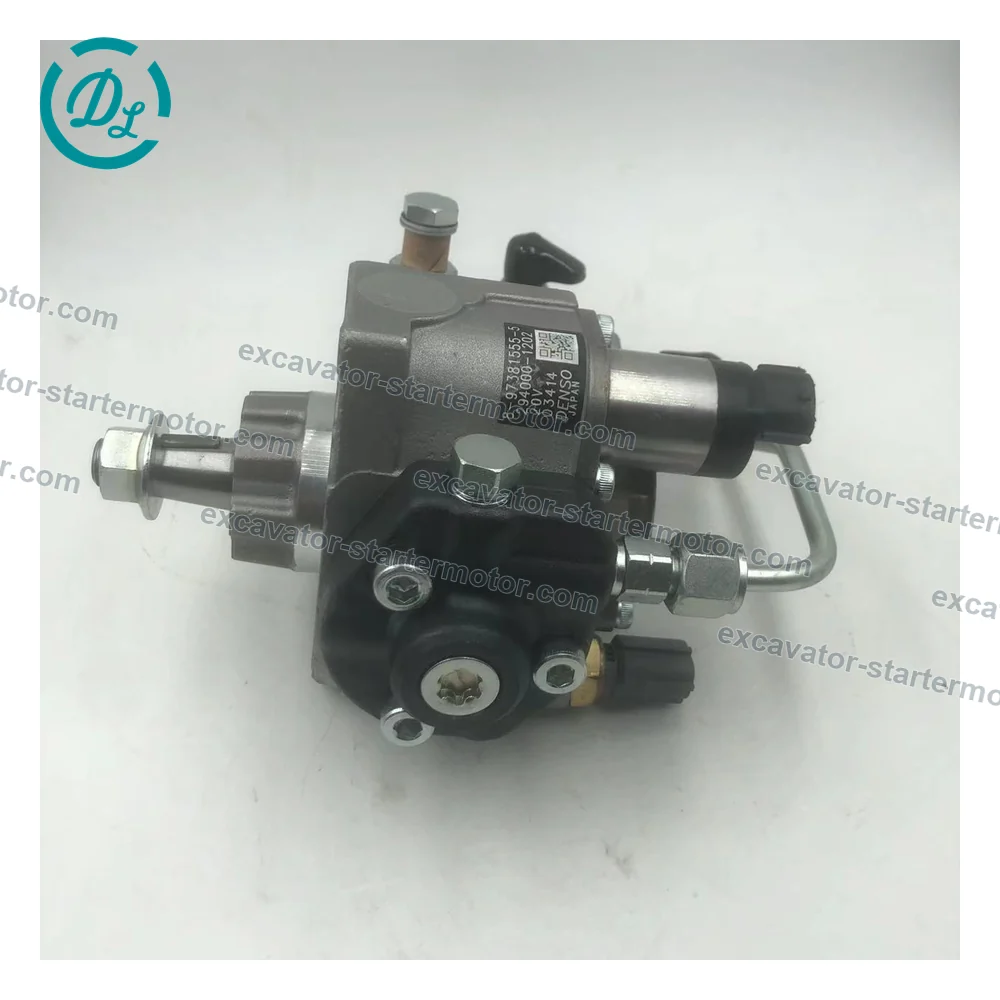 8-97381555-5 294000-1202 Common Rail Injection Pump for Isuzu 4JJ1, OEM/reference 8-97381555-5, 4JJ1 High-Pressure Common Rail Injection Pump, product view 3
